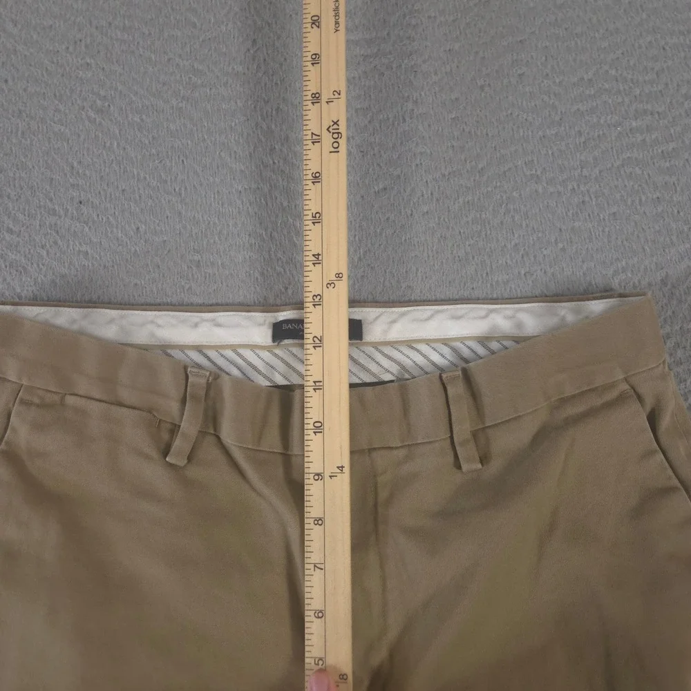 Banana Republic Pants Mens 34x32 Tan Slim Rapid Movement Chino Stretch Cotton